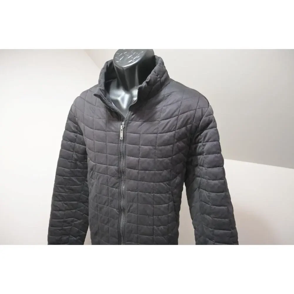 Ben Sherman‎ Quilted Puffer Jacket Black Full Zip Performance Mens Size Large